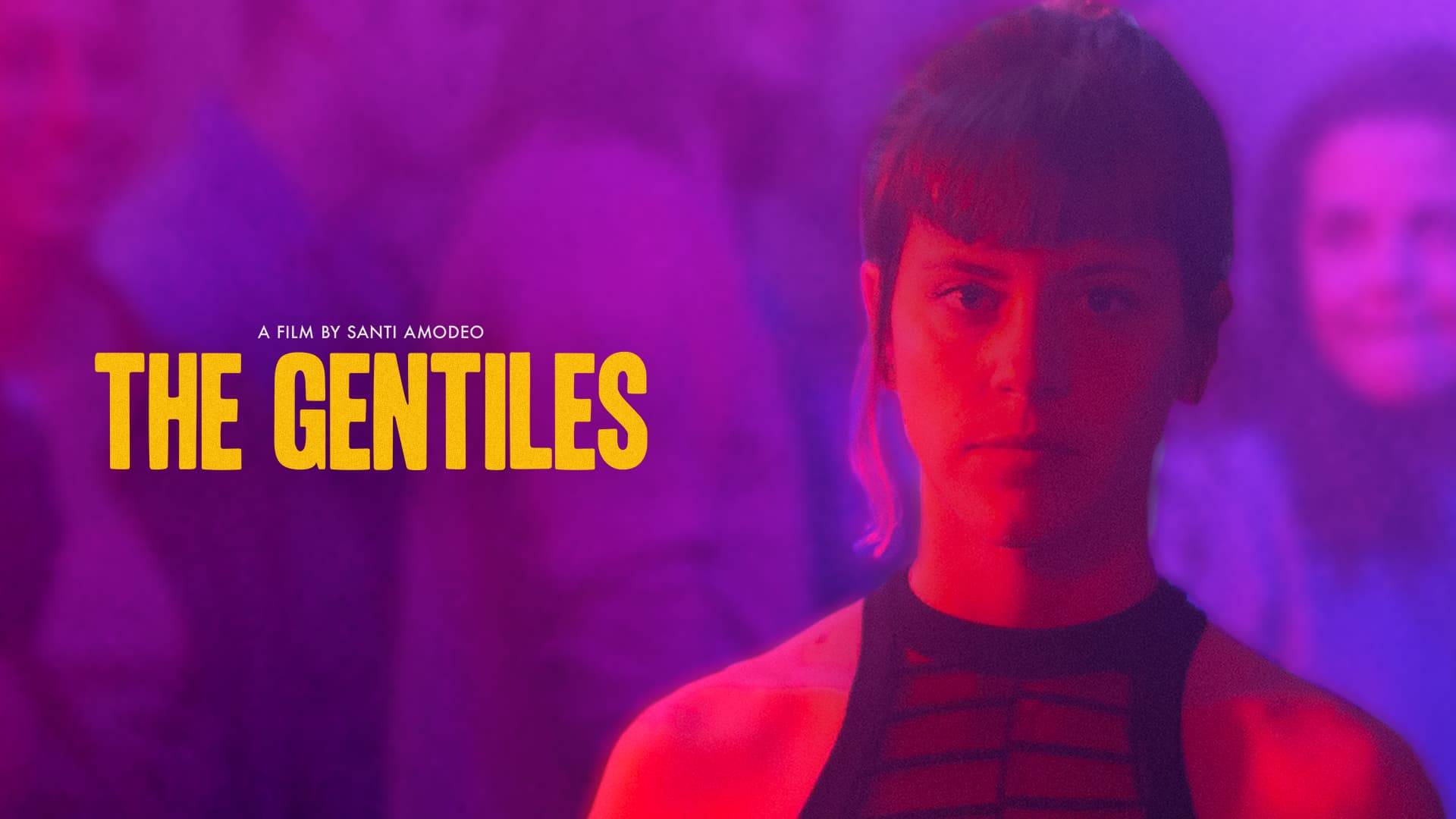 Las Gentiles — key visual: neon-lit portrait